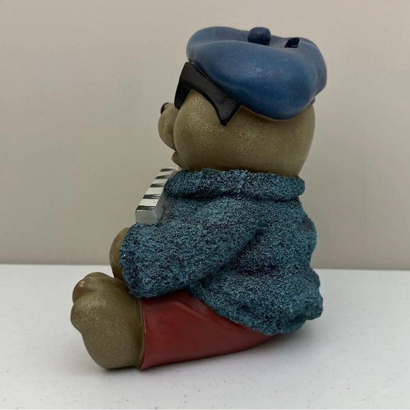 Cinematic Movie Bear Molded Vinyl Coin Bank Piggy Bank Theater Room Kitsch Decor - Picture 5 of 12